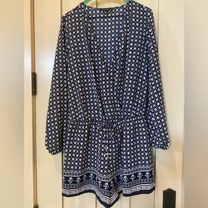 Navy Dynamite Romper